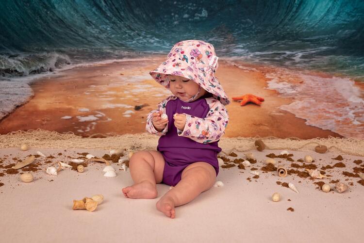 HOPALO | Chapeau Soleil UV 50+ pour 4-6 ans - Colibris