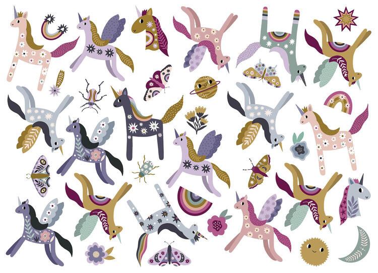 AUZOU | Mes P'tits Tattoos - Licornes