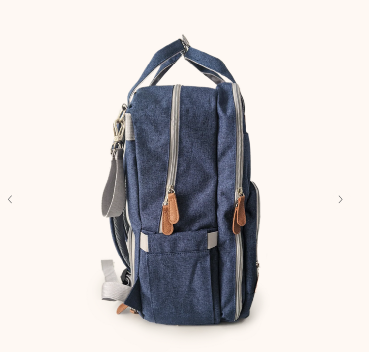 LA PETITE OURSE | Sac à Couche Signature - Indigo