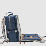LA PETITE OURSE | Sac à Couche Signature - Indigo