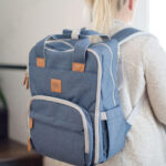 LA PETITE OURSE | Sac à Couche Signature - Indigo