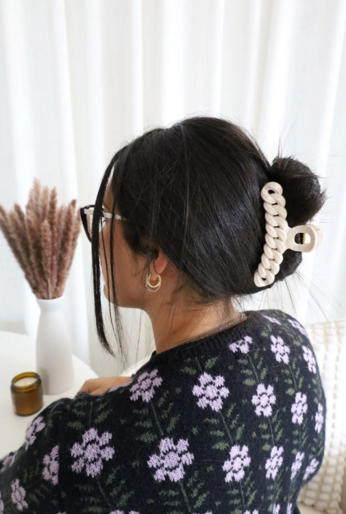 ROSE MATERNITÉ | Pince à cheveux - tressé avoine