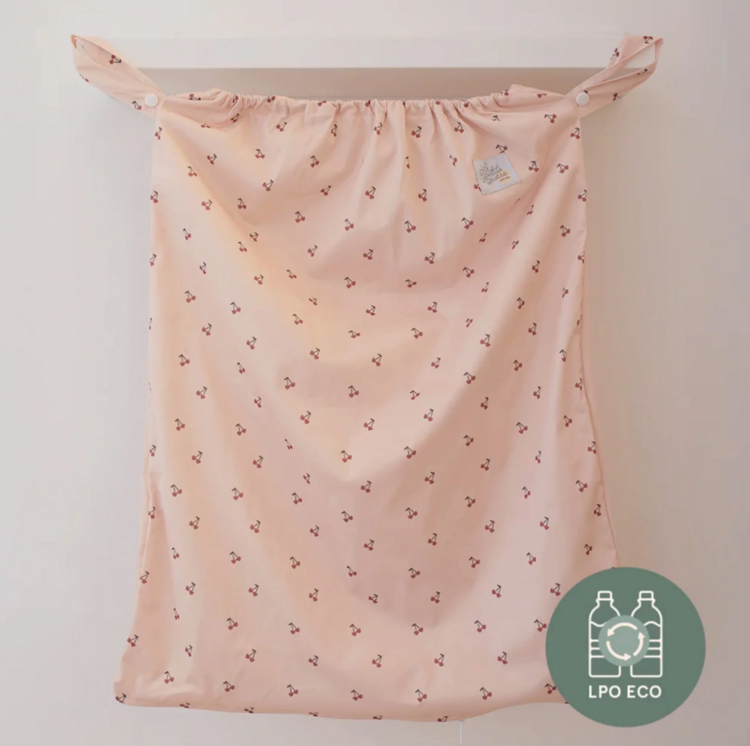 LA PETITE OURSE | Sac pour Couches Souillées - Coeur de cerise