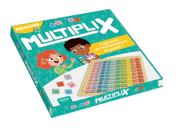 AUZOU | Multiplix - J'apprends les multiplications en jouant!