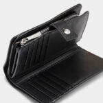 LAMBERT | Le Carly - Portefeuille en cuir vegan - Noir