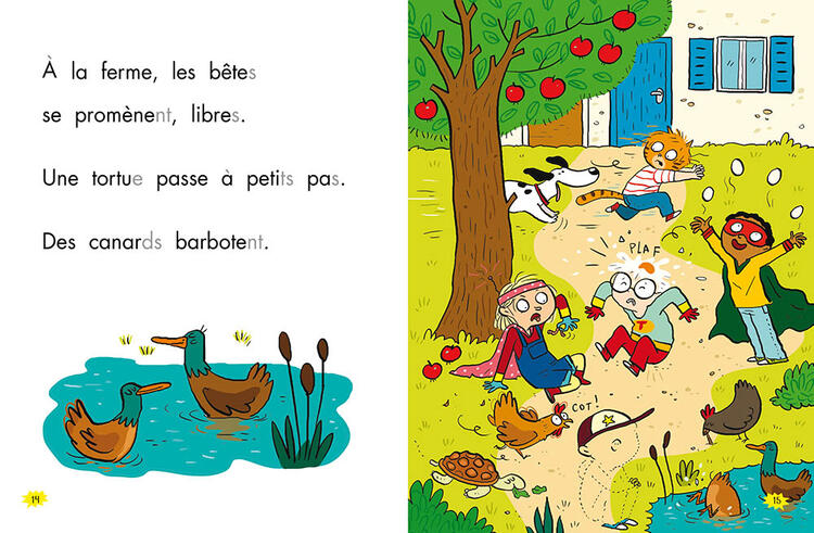 AUZOU | Les Héros de 1re Année - Sortie à la ferme - Niveau 1