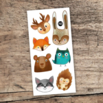 PiCO | Tatouage Temporaire - Les animaux de la forêt