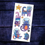 PiCO | Tatouage Temporaire - Les chats de l'espace