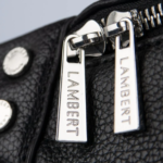 LAMBERT | Le Sarah - Sac banane en cuir vegan - Noir