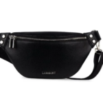 LAMBERT | Le Sarah - Sac banane en cuir vegan - Noir