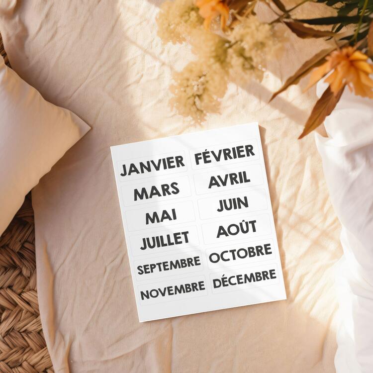 RAINBOWS & LOLLIPOPS | Calendriers de la Première Année de Bébé – Petites oies