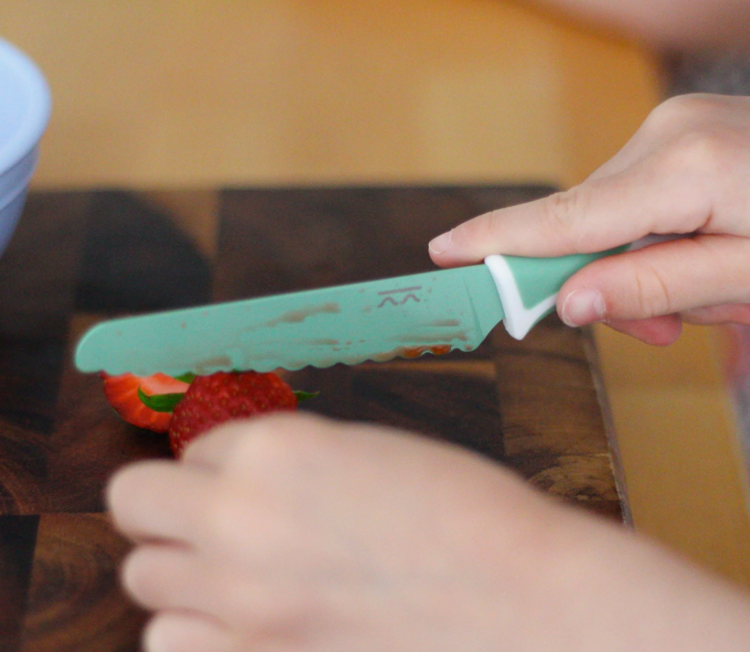 KIDDIKUTTER | Couteau Sécuritaire pour Enfant - Vert