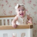 BALUCHON | Bandeau Bébé Noeud en Bambou - Rose