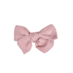 ANANAS CO | Pince Boucle en Lin - Rose