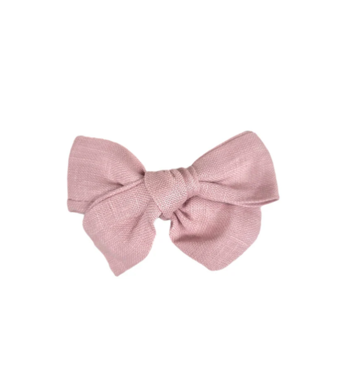 ANANAS CO | Pince Boucle en Lin - Rose