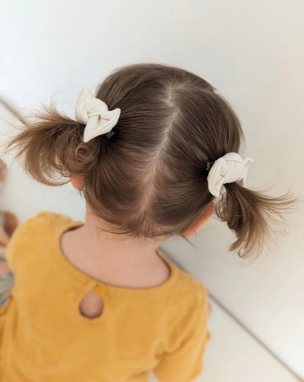 ANANAS CO | Pince Mini-Boucle en Bambou - Beige