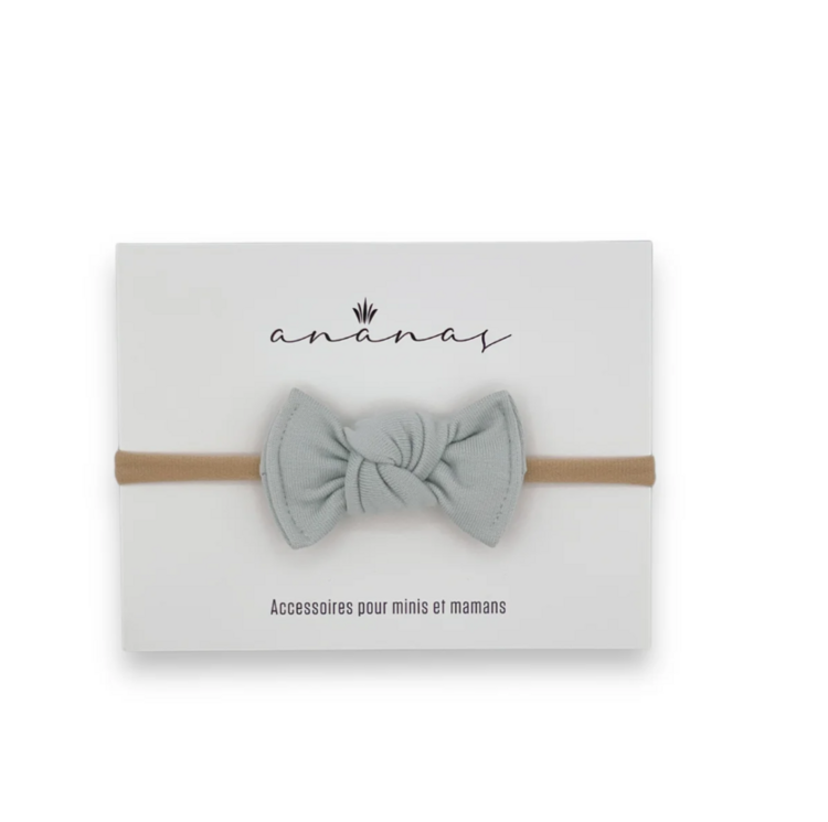 ANANAS CO | Petit Élastique Mini-Boucle en Bambou - Eucalyptus