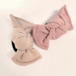 ANANAS CO | Petit Élastique Mini-Boucle en Bambou - Vieux rose