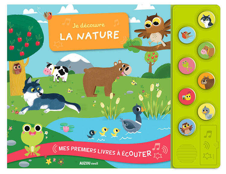 AUZOU | Livre sonore - Je découvre la nature