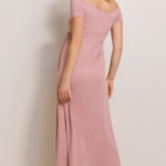 HELLO MIZ | Robe Maxi à Épaules Dénudées - Rose