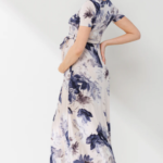 HELLO MIZ | Robe Longue d'Allaitement - Fleurie
