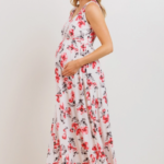HELLO MIZ | Robe Longue Fleurie avec Taille Élastique