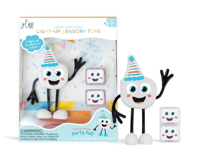 GLO PALS | Personnage Lumineux avec Cubes - Party (9 couleurs)