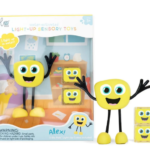 GLO PALS | Personnage Lumineux avec Cubes - Alex - Jaune