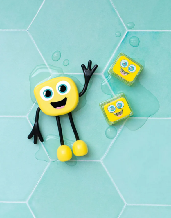 GLO PALS | Personnage Lumineux avec Cubes - Alex - Jaune