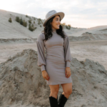 ROSE MATERNITÉ | Robe - ALINE - Taupe