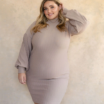 ROSE MATERNITÉ | Robe - ALINE - Taupe
