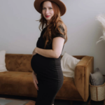 ROSE MATERNITÉ | Robe - INTRIGUE - Noir