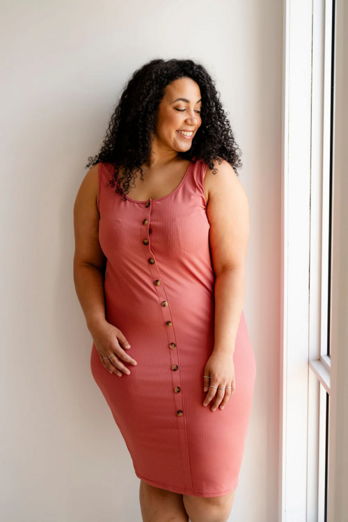 ROSE MATERNITÉ | Robe OLIVIA 2.0 - essence de corail