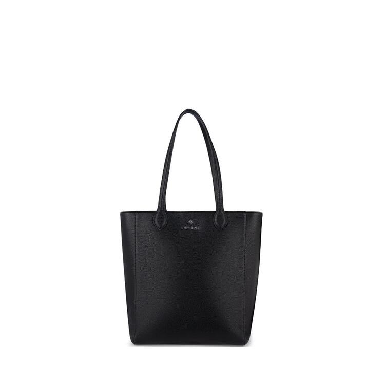 LAMBERT | Le Claire - Sac fourre-tout en cuir vegan recyclé - Noir