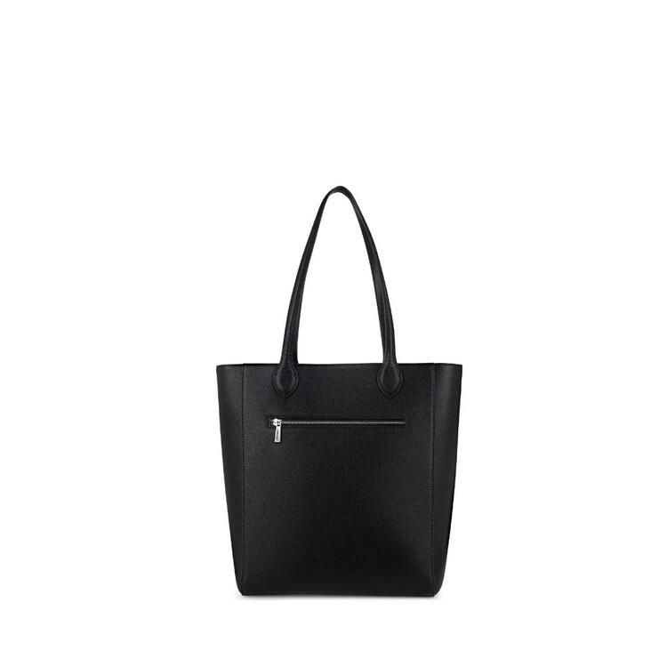 LAMBERT | Le Claire - Sac fourre-tout en cuir vegan recyclé - Noir