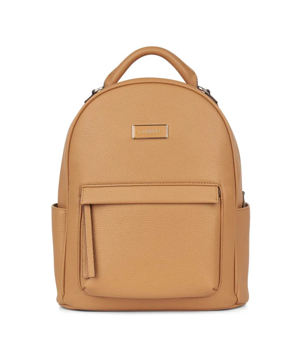 LAMBERT | Le Maude - Sac à dos 3-en-1 en cuir vegan - Camel