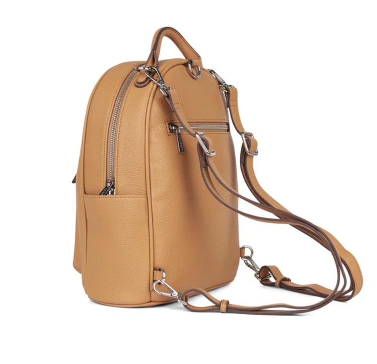 LAMBERT | Le Maude - Sac à dos 3-en-1 en cuir vegan - Camel