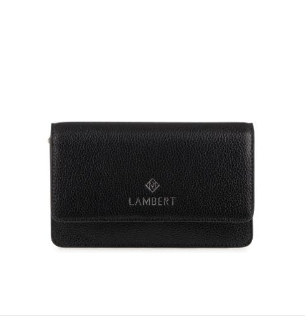 LAMBERT | Le Tina - Petit sac à main en cuir vegan - Noir
