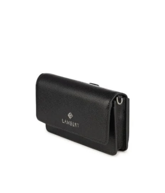 LAMBERT | Le Tina - Petit sac à main en cuir vegan - Noir
