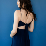 ROSE MATERNITÉ | Robe longue ADÉLAÏDE - marine