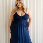 ROSE MATERNITÉ | Robe longue ADÉLAÏDE - marine