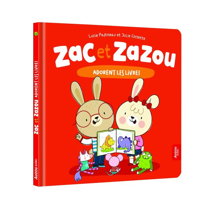 AUZOU | Zac et Zazou - Adorent les livres
