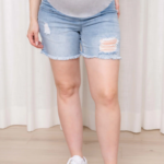 ROSE MATERNITÉ | Mom Short - Bleu denim