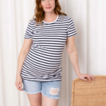 ROSE MATERNITÉ | Mom Short - Bleu denim