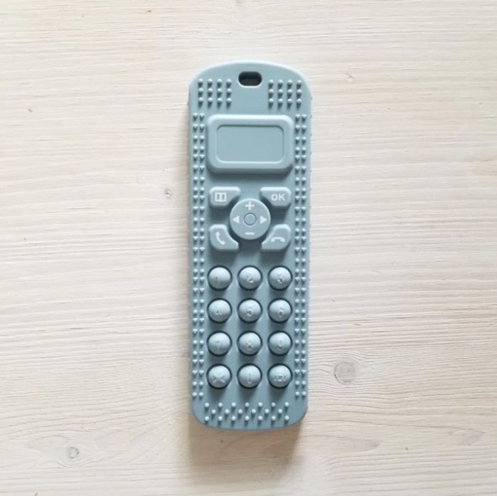 CRÉATION JADE | Manette Pop it en Silicone - Bleu sauge