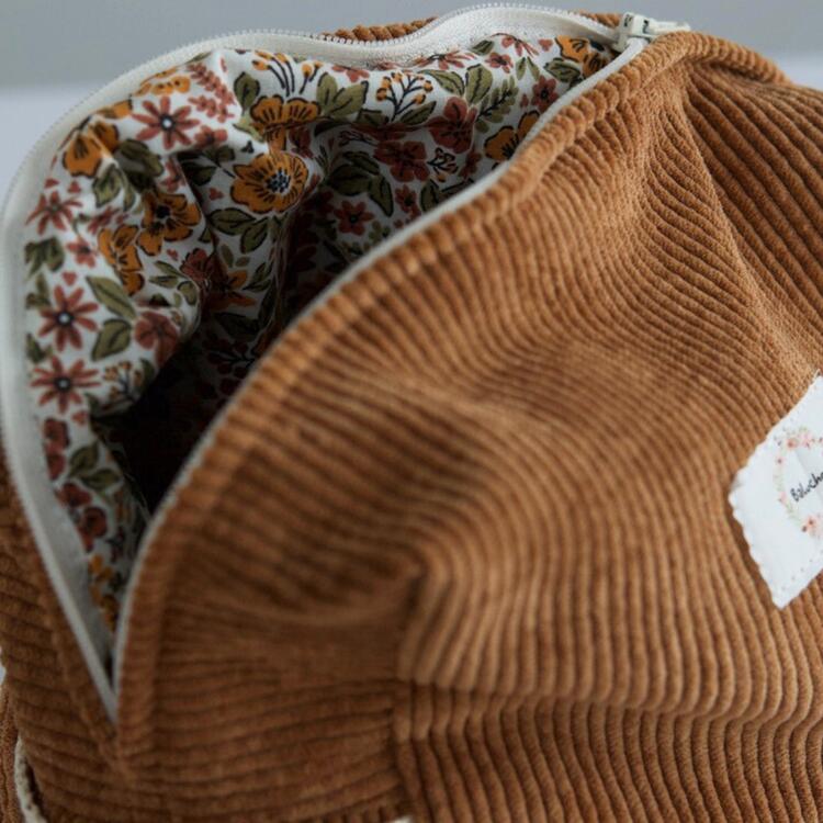BALUCHON | Sac à Cosmétique Format Moyen - Canelle