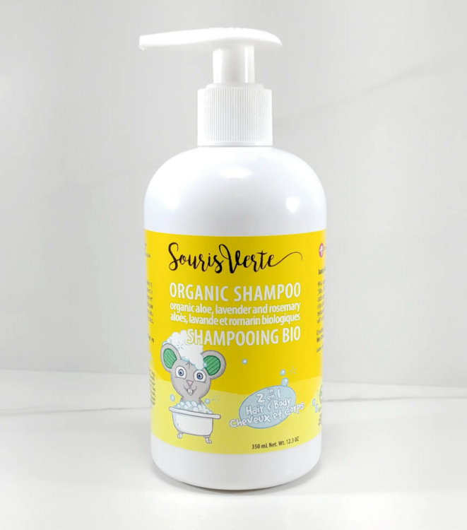 SOURIS VERTE | Shampoing Bio pour Cheveux et Corps - 350 ml