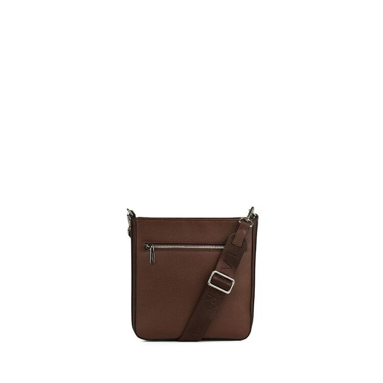 LAMBERT | Le Natalia - Sac bandoulière en cuir vegan - Chocolate