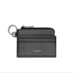 LAMBERT | Le Melina - Porte-cartes en cuir vegan - Noir