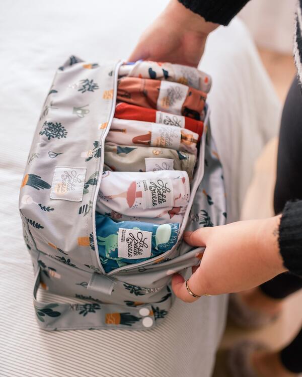 LA PETITE OURSE | Sac de Rangement Pod - Champignon